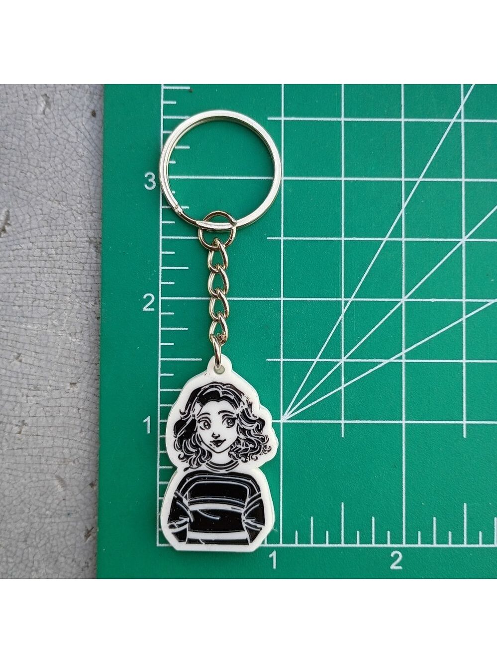 2/$10 Wednesday Enid Sinclair Silicone Keychain NWT